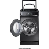 6.0 Cu. Ft. Black Stainless FlexWash Steam Washer - OPEN BOX