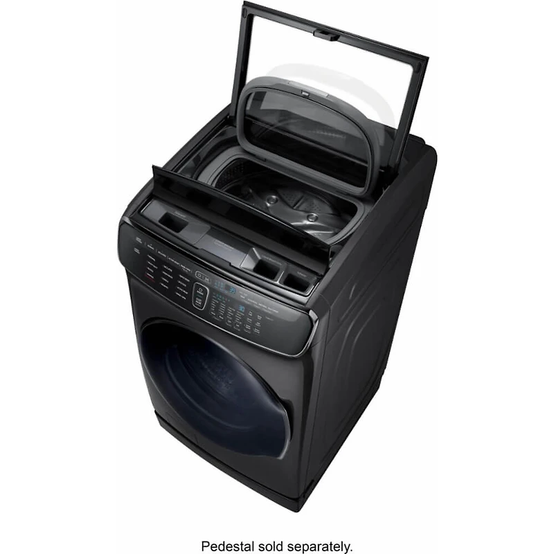 6.0 Cu. Ft. Black Stainless FlexWash Steam Washer - OPEN BOX
