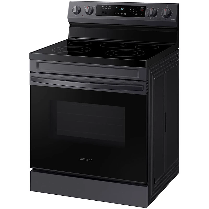 6.3 Cu. Ft. Black Stainless Freestanding Electric Range Oven - OPEN BOX