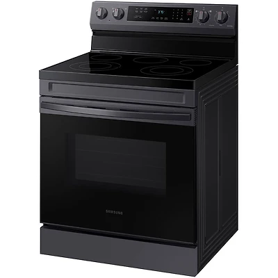 6.3 Cu. Ft. Black Stainless Freestanding Electric Range Oven - OPEN BOX