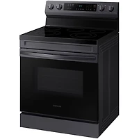 6.3 Cu. Ft. Black Stainless Freestanding Electric Range Oven - OPEN BOX
