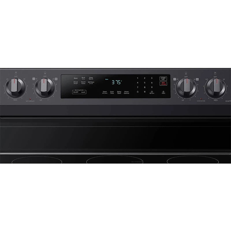 6.3 Cu. Ft. Black Stainless Freestanding Electric Range Oven - OPEN BOX