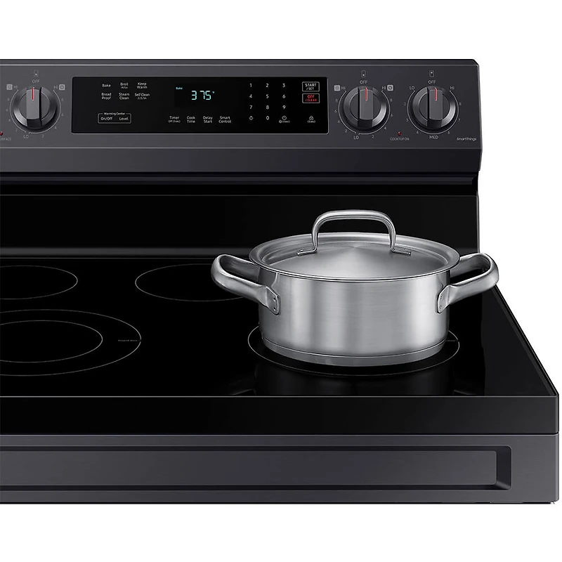 6.3 Cu. Ft. Black Stainless Freestanding Electric Range Oven - OPEN BOX