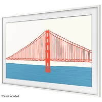 65 inch White The Frame Customizable TV Bezel