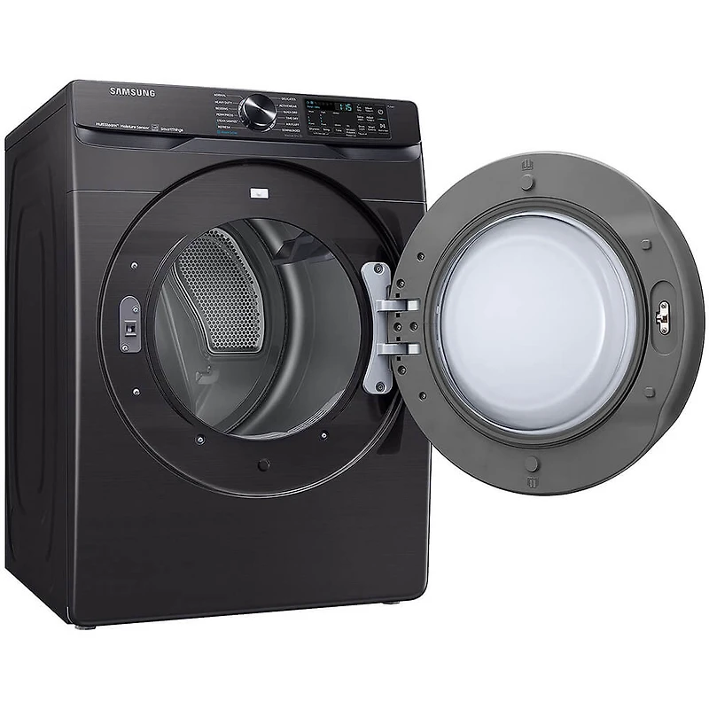 7.5 Cu. Ft. Brushed Black Smart Electric Dryer - OPEN BOX