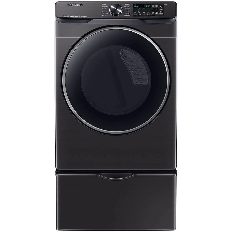 7.5 Cu. Ft. Brushed Black Smart Electric Dryer - OPEN BOX