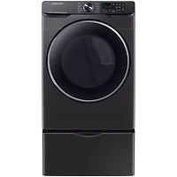 7.5 Cu. Ft. Brushed Black Smart Electric Dryer - OPEN BOX