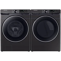 7.5 Cu. Ft. Brushed Black Smart Electric Dryer - OPEN BOX