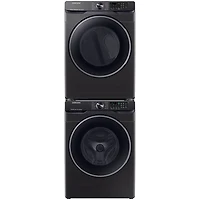 7.5 Cu. Ft. Brushed Black Smart Electric Dryer - OPEN BOX