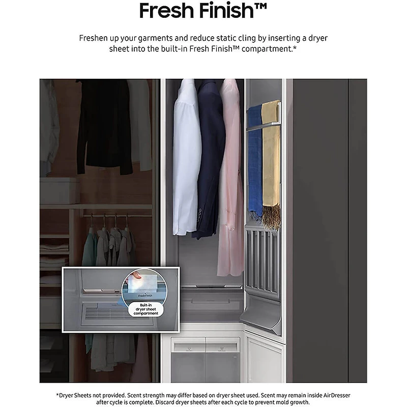 AirDresser with Steam Refresh and Sanitize Cycle - OPEN BOX