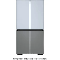 Bespoke 4-Door Flex™ Refrigerator Panel - Bottom Panel - Matte Gray Glass - OPEN BOX