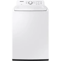 White Top Load HE Washer/Dryer Pair