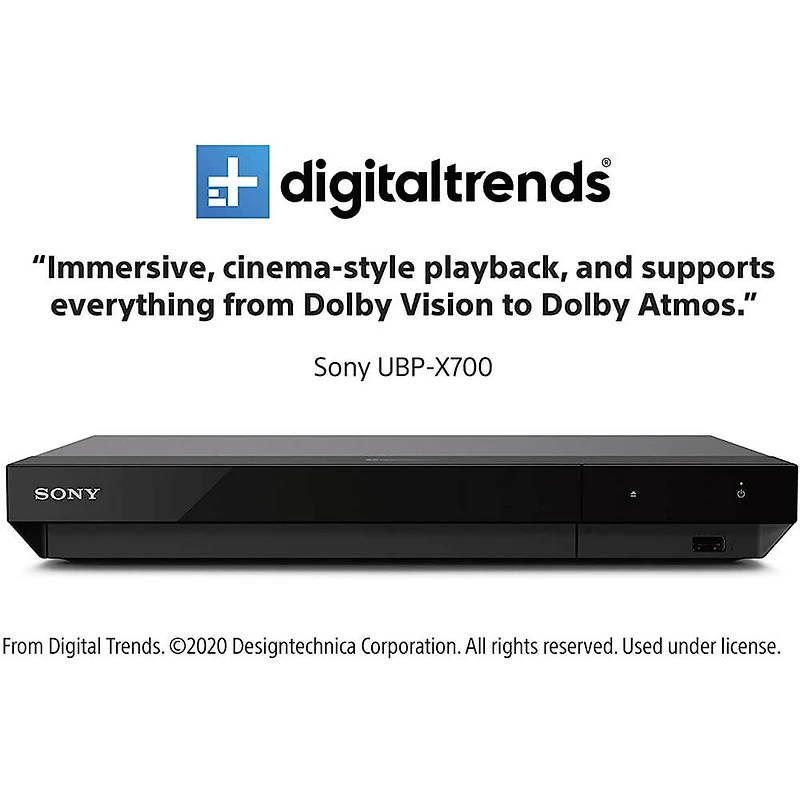 4K Ultra HD Blu-Ray Player - OPEN BOX