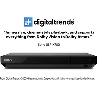 4K Ultra HD Blu-Ray Player - OPEN BOX