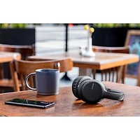 Wireless Noise-Cancelling Over-the-Ear Headphones - Black