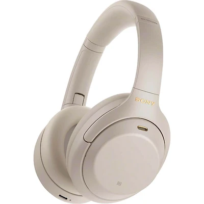 Wireless Noise-Cancelling Over-the-Ear Headphones - Silver
