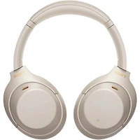 WH-1000XM4 Wireless Noise-Cancelling Over-the-Ear Headphones - Silver - OPEN BOX