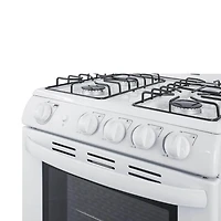 2.9 Cu. Ft. White Gas Range
