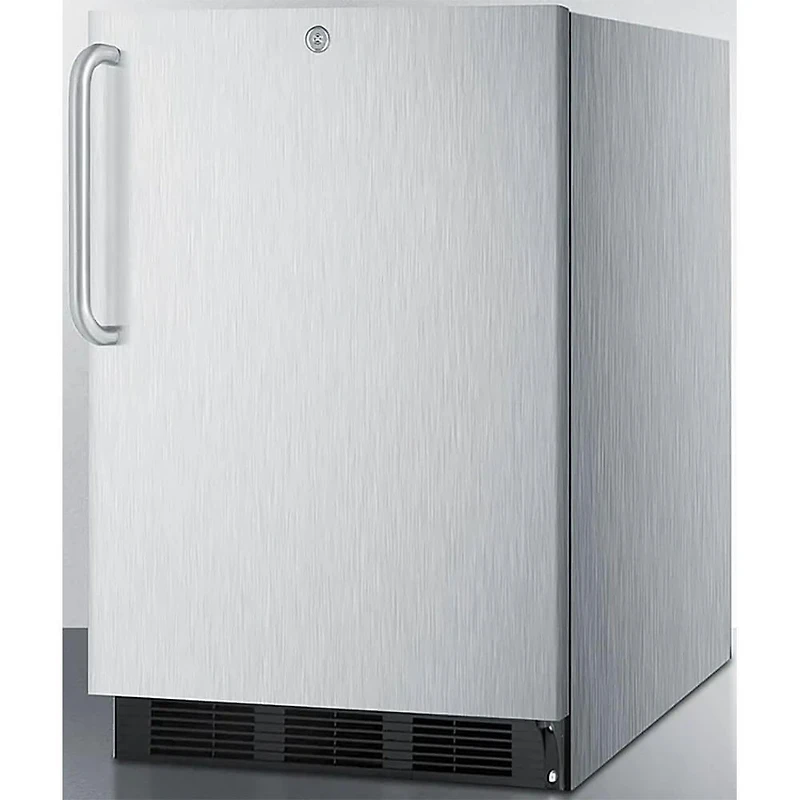5.5 Cu. Ft. Stainless Compact Refrigerator