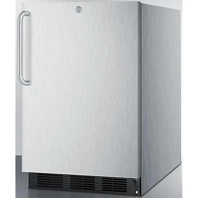 5.5 Cu. Ft. Stainless Compact Refrigerator