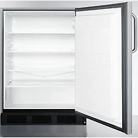 5.5 Cu. Ft. Stainless Compact Refrigerator 
