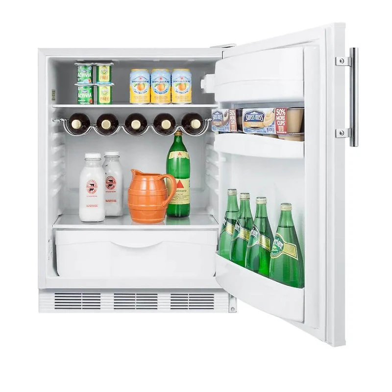 5.5 Cu. Ft. White Undercounter Refrigerator