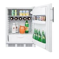5.5 Cu. Ft. White Undercounter Refrigerator