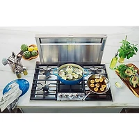 30 inch Stainless 5 Burner Gas Cooktop
