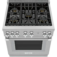 4.4 Cu. Ft. Stainless Dual Fuel Professional Pro Harmony® Standard Depth Range 