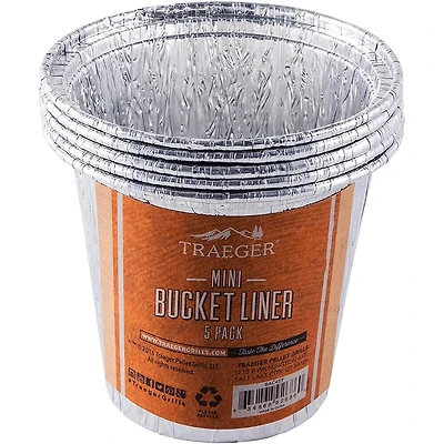 Mini Bucket Liners for Ranger, Scout and PTG (5 Pack) - OPEN BOX