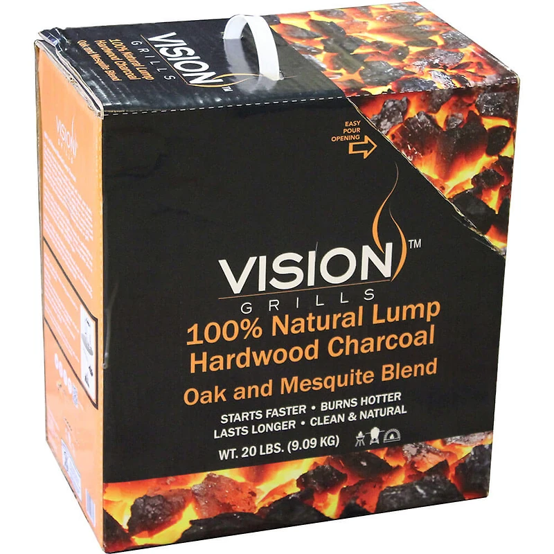 20 Lb. Box Lump Charcoal - OPEN BOX