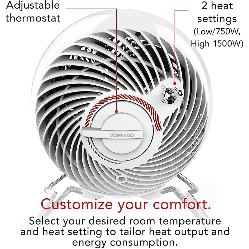 4 inch Pivot Personal Air Circulator - White