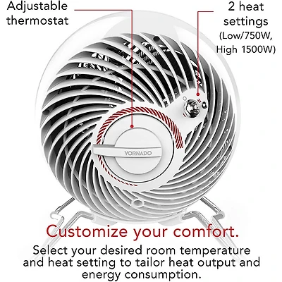 4 inch Pivot Personal Air Circulator - White