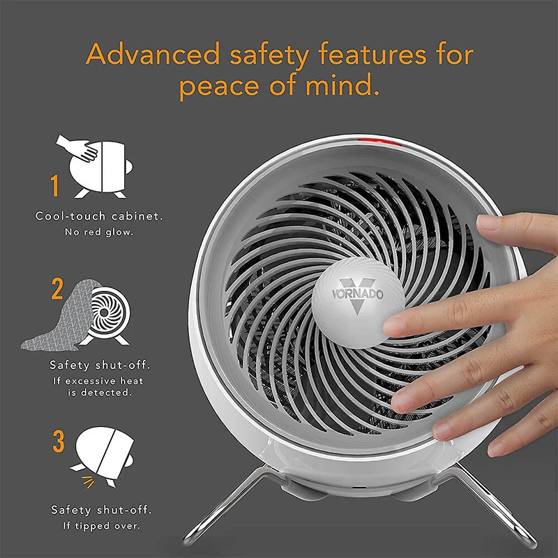 4 inch Pivot Personal Air Circulator - White