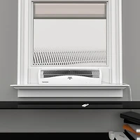 TRANSOM White Window Fan with Reversible Exhaust