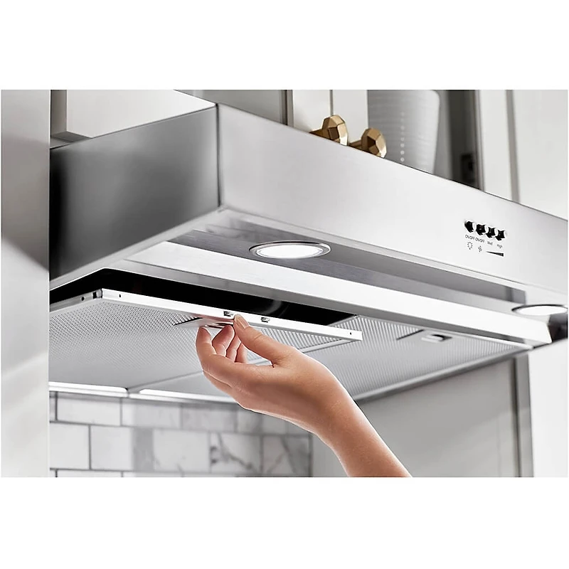 36 inch Stainless Range Hood with Full-Width Grease Filters