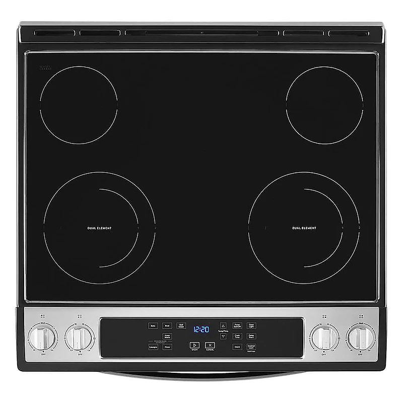 4.8 Cu. Ft. Stainless Electric Range with Frozen Bake™ Technology
