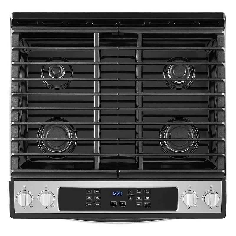 5.0 Cu. Ft. Stainless Gas Range with Frozen Bake Technology