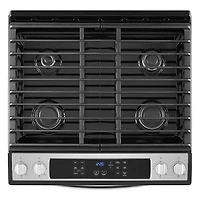 5.0 Cu. Ft. Stainless Gas Range with Frozen Bake Technology