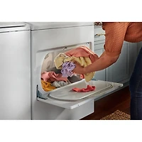 7.0 Cu. Ft. White Top Load High Efficiency Electric Dryer - OPEN BOX