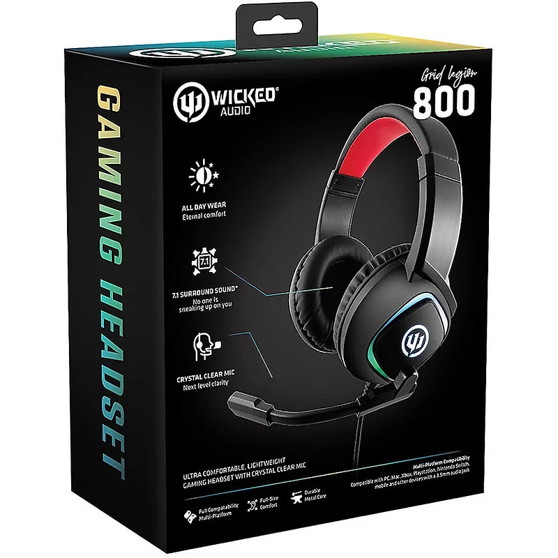 Grid Legion 800 Wired Gaming Headset - OPEN BOX