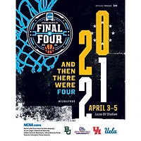 Programme officiel du match final du tournoi de basket-ball masculin de la NCAA 2021 March Madness
