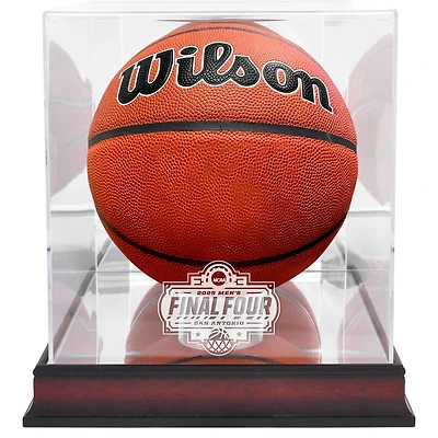 Vitrine de présentation en acajou des matchs de basket-ball masculins de la NCAA 2025