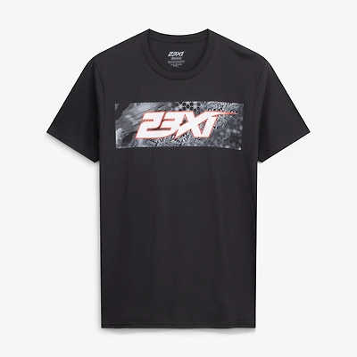 T-shirt homme 23XI Racing noir 2026 Team Tri-Blend