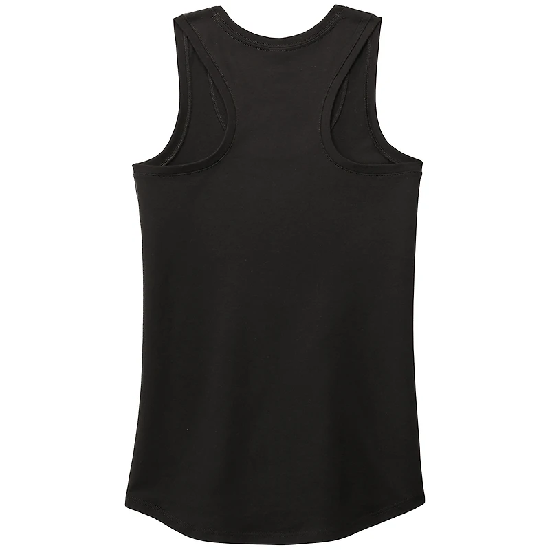 Men's 23XI Racing Black Adelante Juntos Mexico City Race Tri-Blend Tank Top