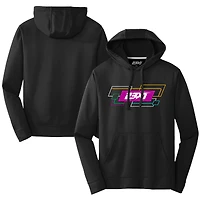 Sweat à capuche noir Team Tri-Blend 23XI Racing pour homme