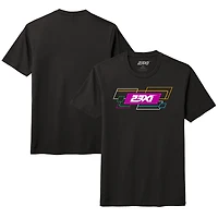 Men's 23XI Racing Black Team Tri-Blend T-Shirt