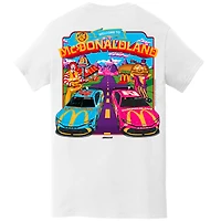 T-shirt à poche McDonaldland blanc 23XI Racing pour homme