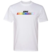 T-shirt tri-mélange blanc Forward Together Pride 23XI Racing pour homme