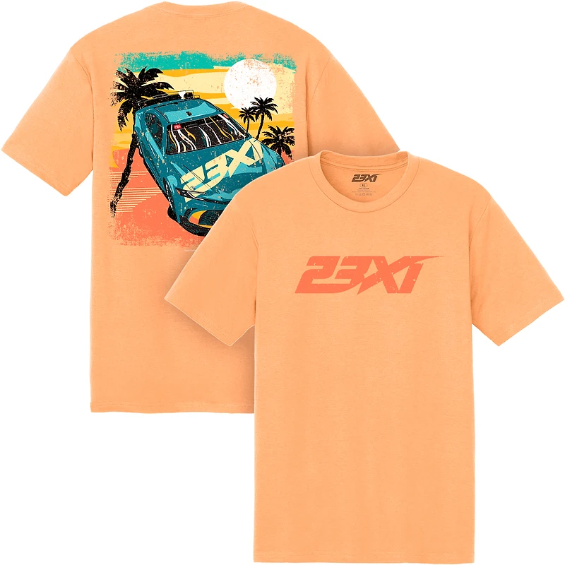 Men's Classic Ink Orange 23XI Racing Sunset Car Lifestyle T-Shirt